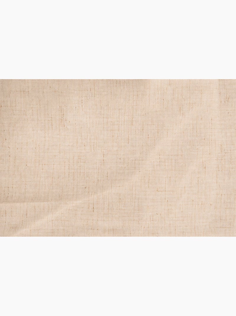 Pantaloni semplici in cotone, lino e poliestere Beige - Kiabi