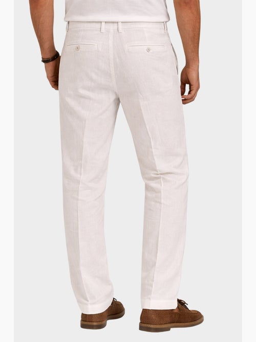 Pantaloni semplici in cotone, lino e poliestere - Kiabi