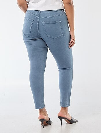 Pantaloni skinny a vita alta