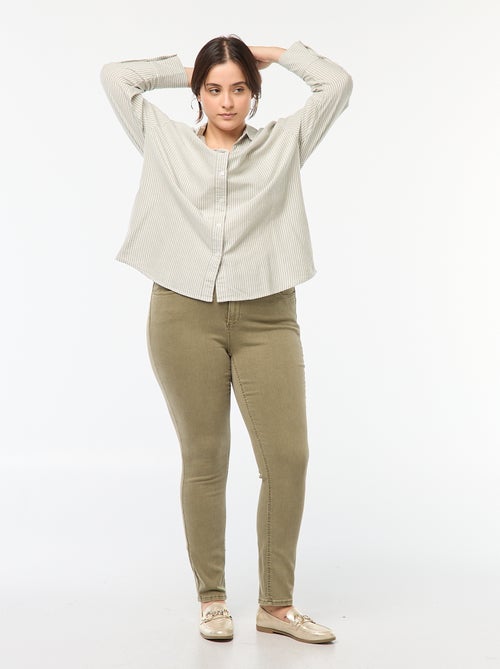 Pantaloni skinny a vita alta - Kiabi