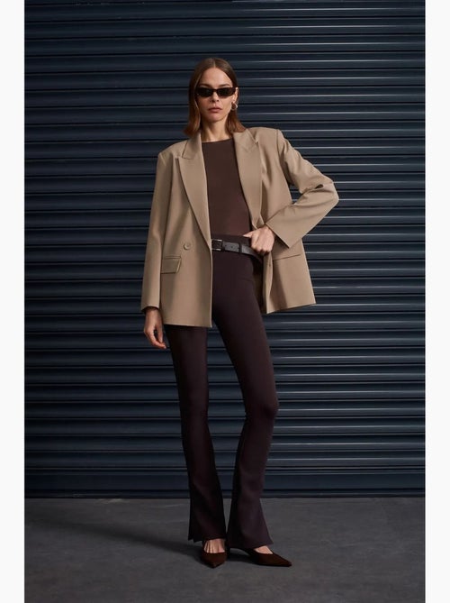 Pantaloni skinny a zampa con cintura dilvin - Kiabi