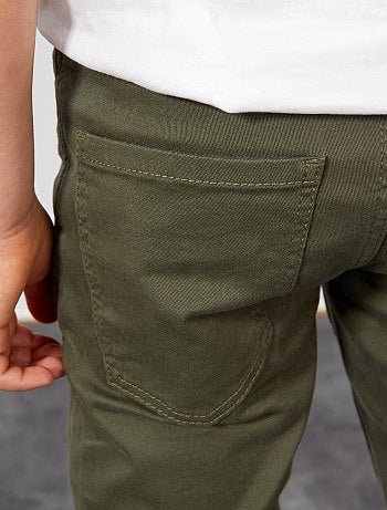 Pantaloni cargo donna skinny stretch jeans donna verde cachi 6 8 10 12 14