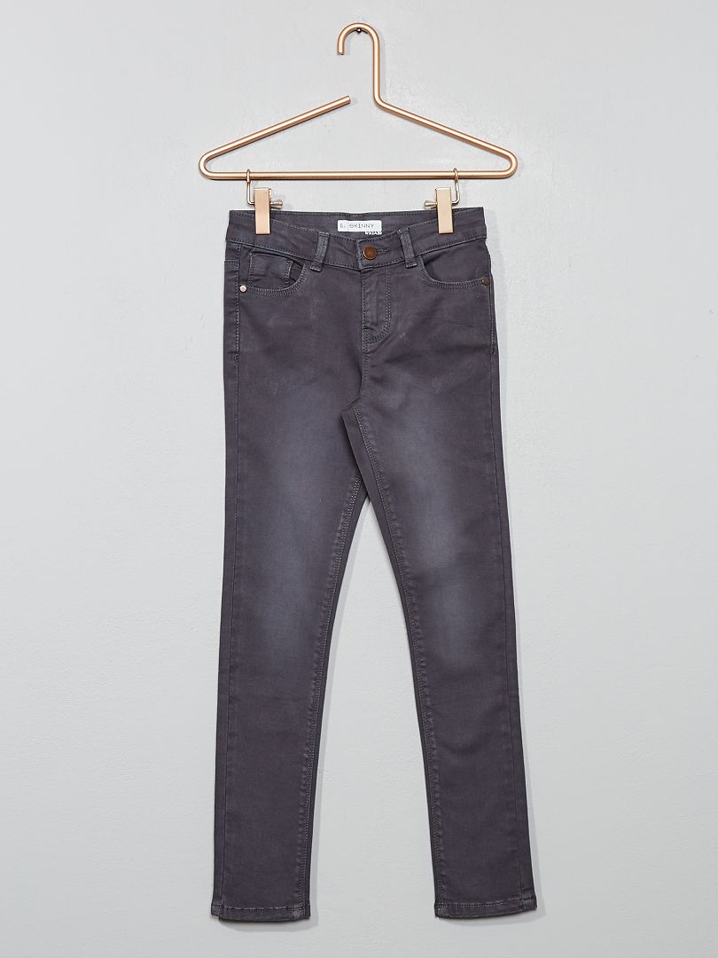 Pantaloni skinny denim grigio topo - Kiabi