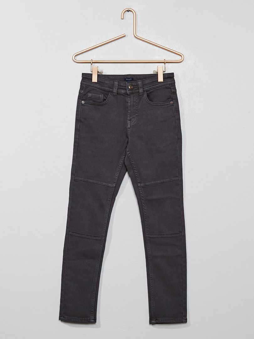 Pantaloni skinny grigio scuro - Kiabi