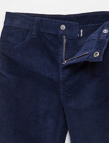 Pantaloni skinny in velluto