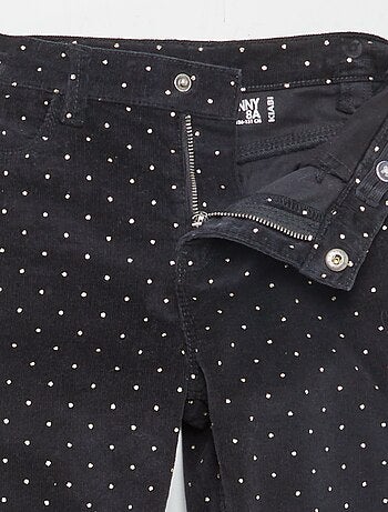 Pantaloni skinny in velluto