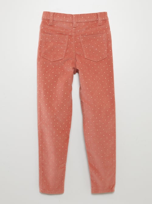 Pantaloni skinny in velluto - Kiabi
