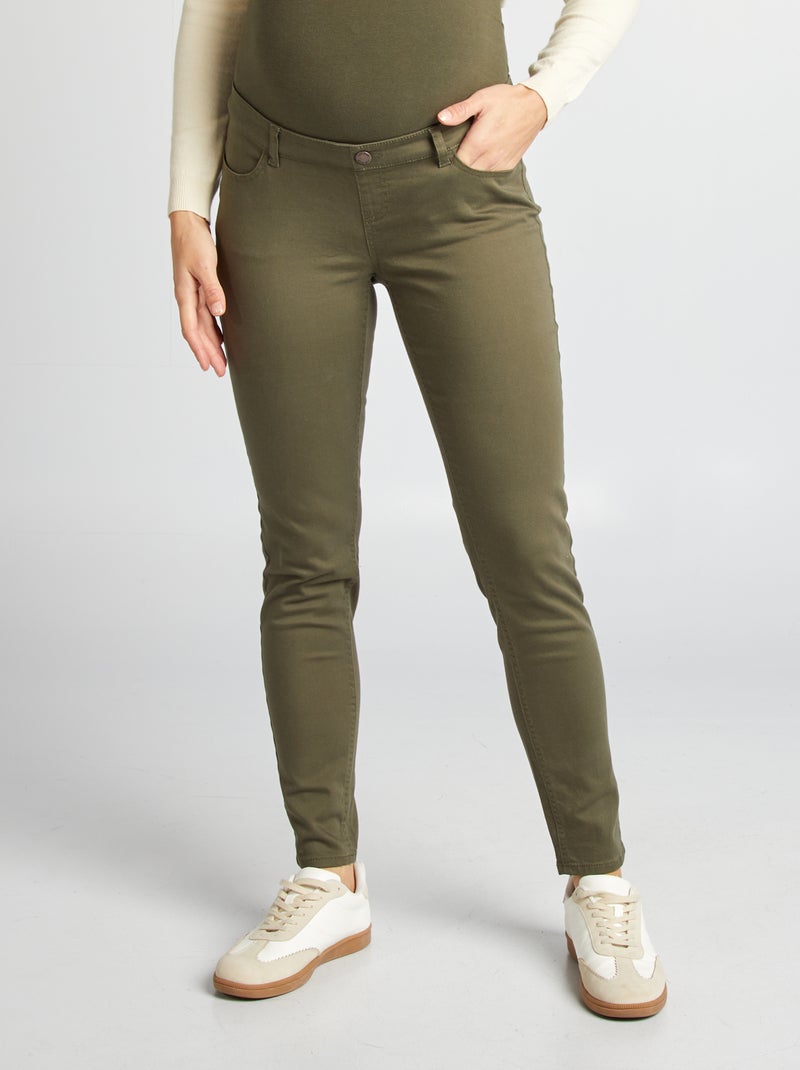 Pantaloni skinny pantaloni premaman - KAKI - Kiabi