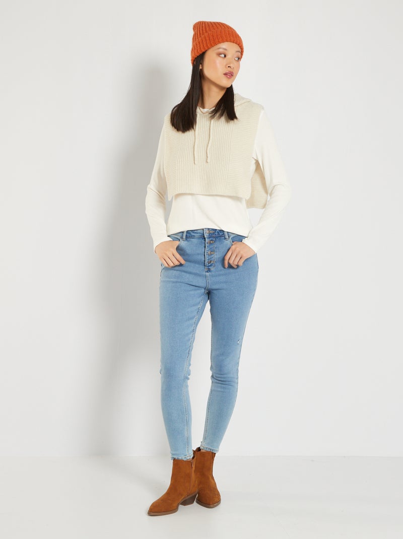 Pantaloni skinny push up eco-sostenibili BLU - Kiabi
