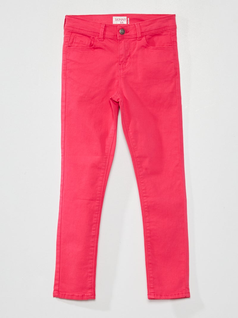 Pantaloni skinny rosa indiano - Kiabi