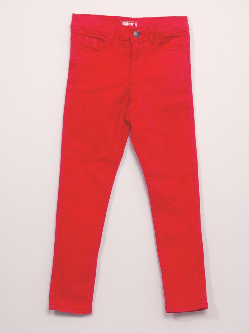 Pantaloni skinny ROSSO - Kiabi