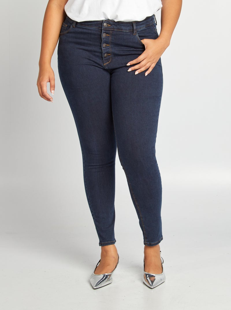 Pantaloni skinny stretch - 5 tasche - L30 BLU - Kiabi