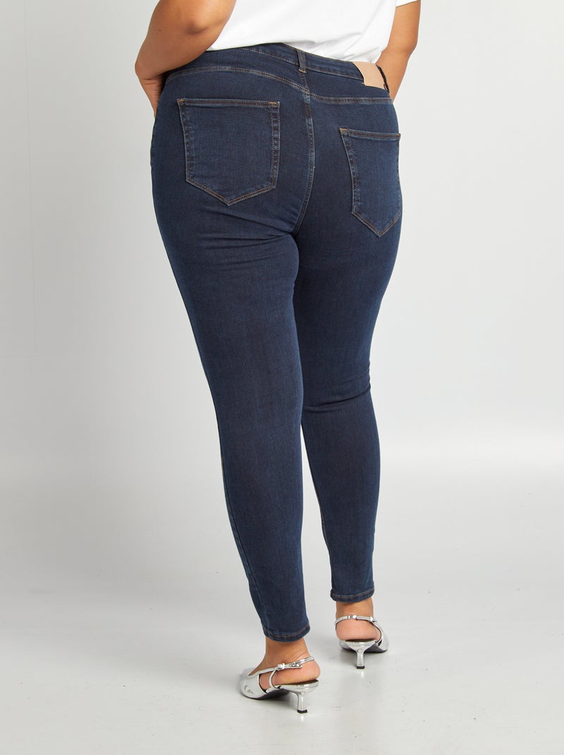 Pantaloni skinny stretch - 5 tasche - L30 BLU - Kiabi