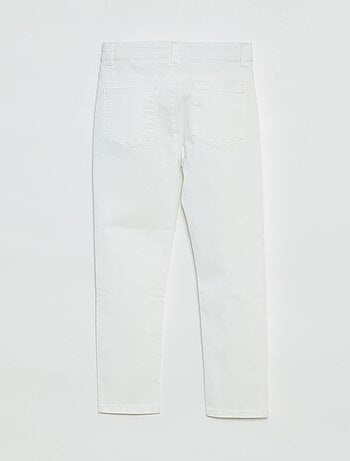 Pantaloni slim - modello aderente a 4 tasche