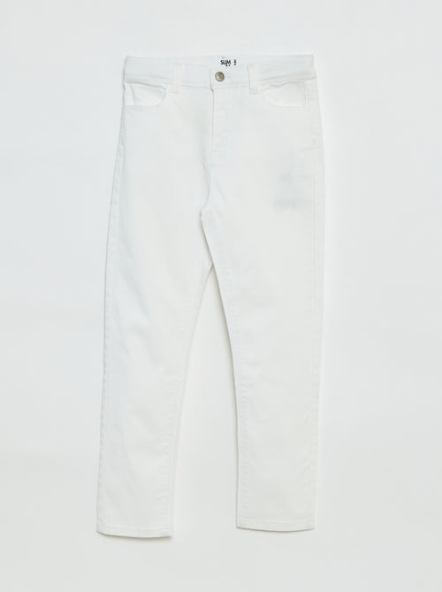 Pantaloni slim - modello aderente a 4 tasche - Kiabi