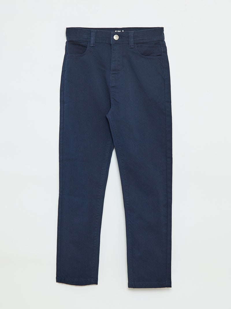 Pantaloni slim - modello aderente a 4 tasche blu - Kiabi