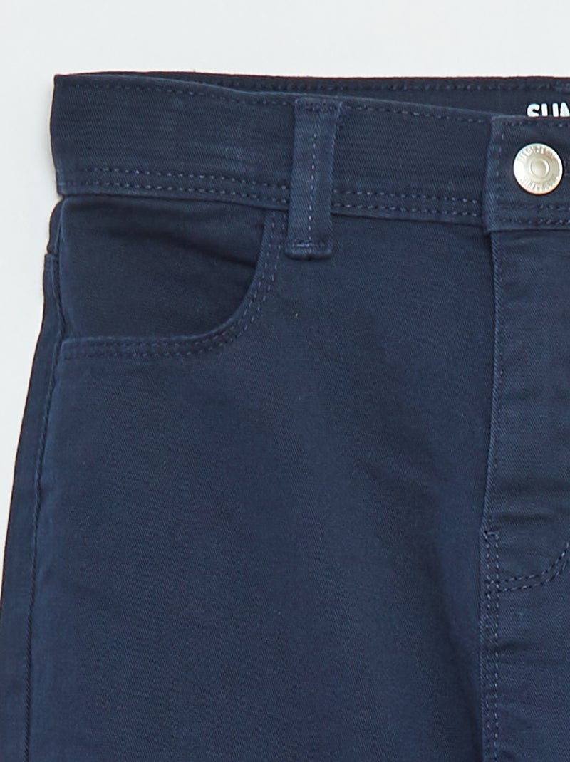 Pantaloni slim - modello aderente a 4 tasche blu - Kiabi