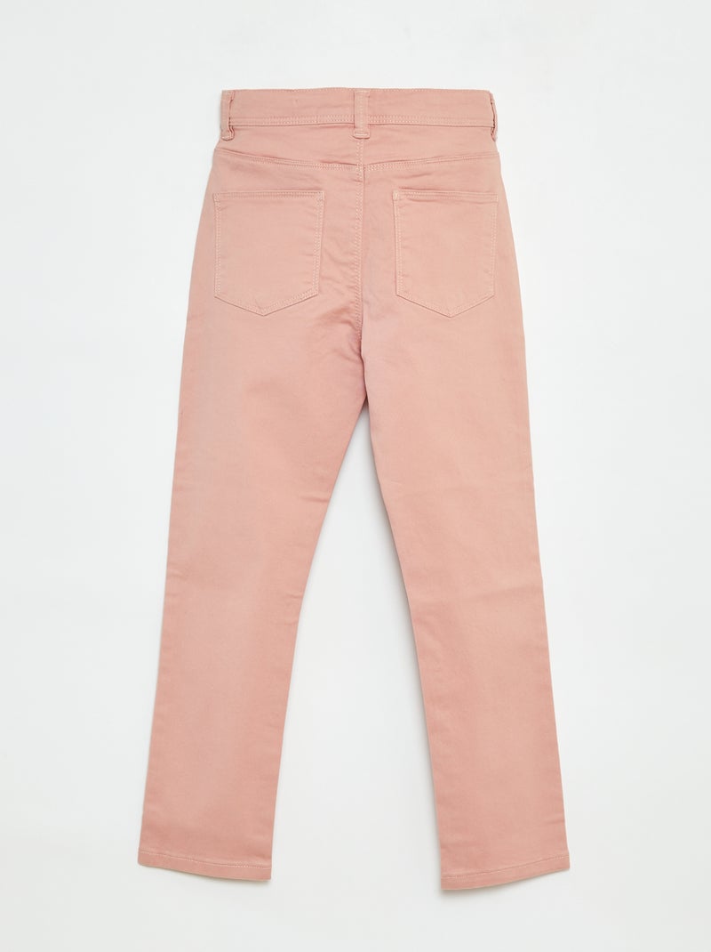 Pantaloni slim - modello aderente a 4 tasche Rosa - Kiabi