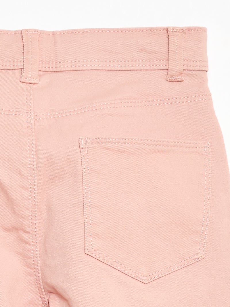 Pantaloni slim - modello aderente a 4 tasche Rosa - Kiabi