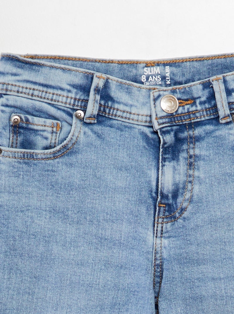 Pantaloni slim 5 tasche BLU - Kiabi