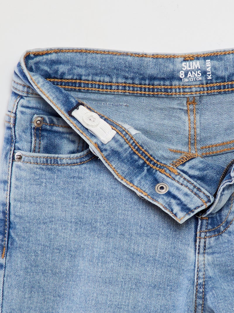 Pantaloni slim 5 tasche BLU - Kiabi