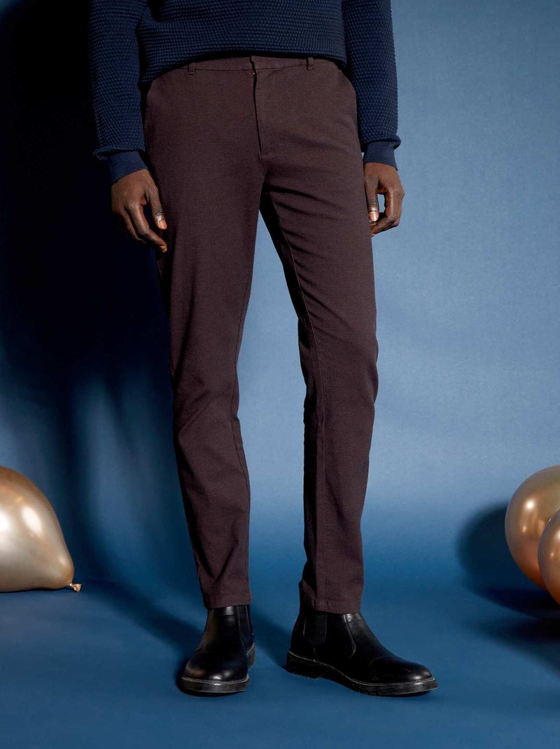 Pantaloni slim chino VIOLA - Kiabi