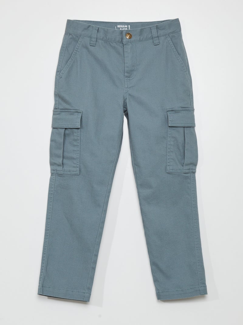Pantaloni slim con tasche BLU - Kiabi