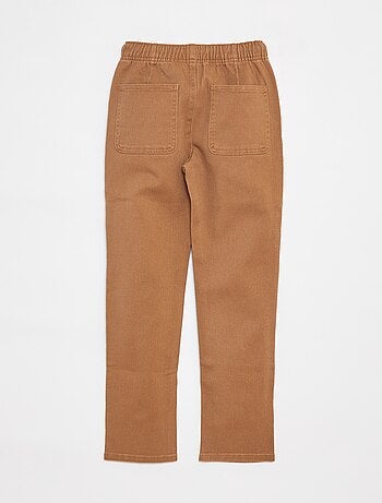 Pantaloni slim con vita regolabile