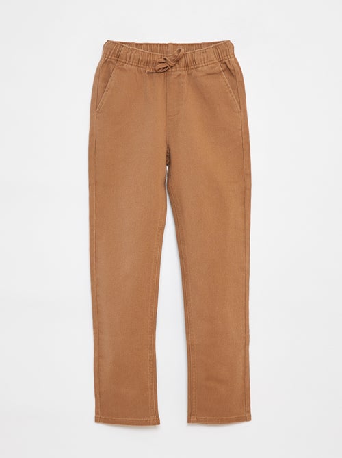 Pantaloni slim con vita regolabile - Kiabi