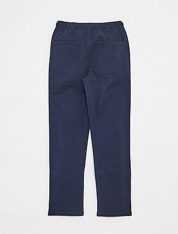 Pantaloni slim con vita regolabile