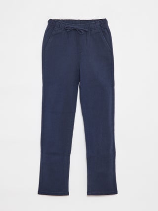 Pantaloni slim con vita regolabile