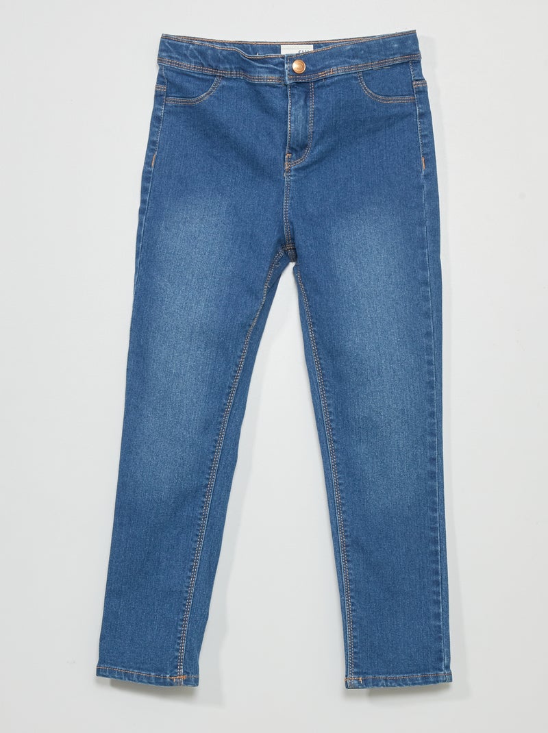 Pantaloni slim denim - Taglio più confortevole BLU - Kiabi