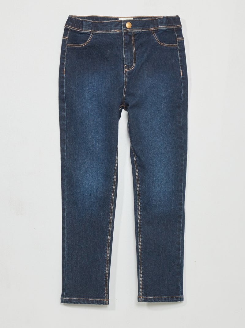 Pantaloni slim denim - Taglio più confortevole BLU - Kiabi