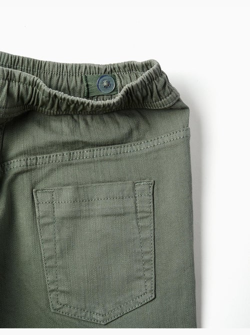 Pantaloni slim fit in twill con coulisse - Kiabi