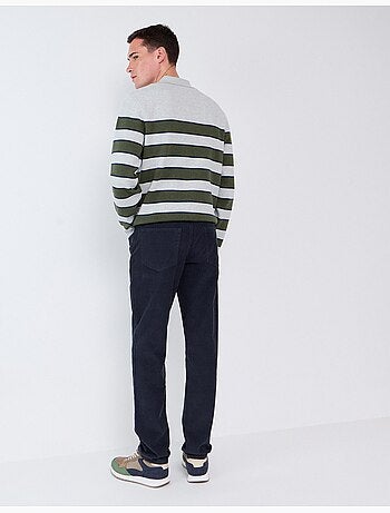 Pantaloni slim-fit in velluto a coste, mo fashion