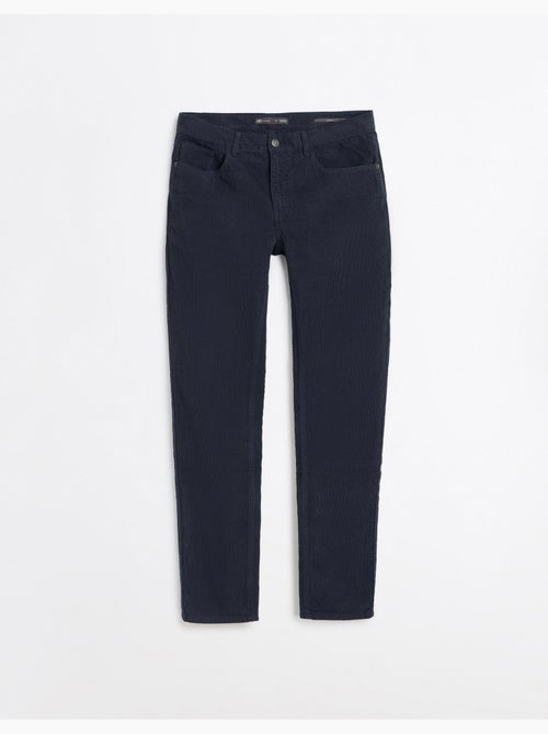Pantaloni slim-fit in velluto a coste, mo fashion - Kiabi