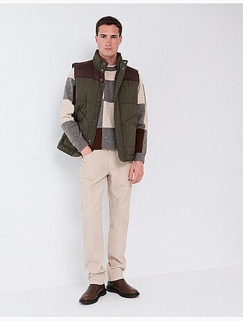 Pantaloni slim-fit in velluto a coste, mo fashion