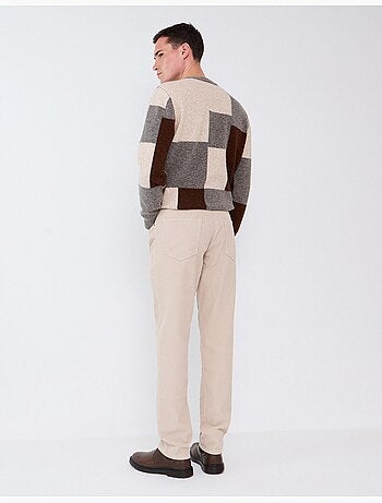 Pantaloni slim-fit in velluto a coste, mo fashion