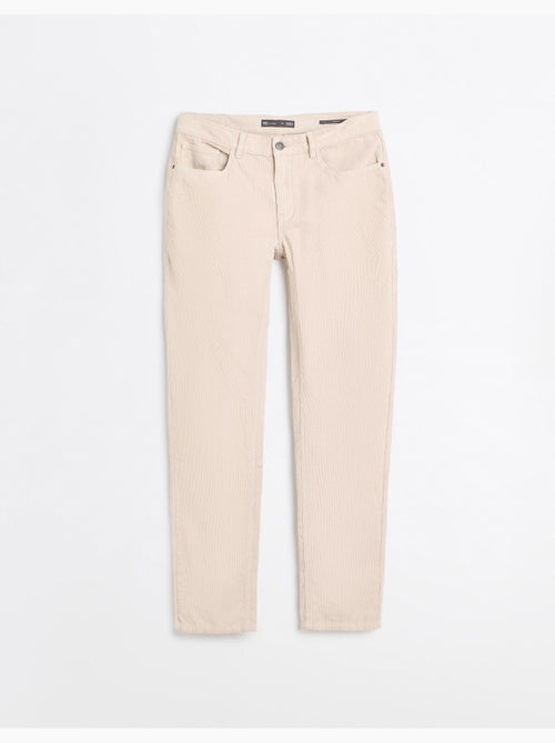Pantaloni slim-fit in velluto a coste, mo fashion - Kiabi Pantaloni slim-fit in velluto a coste, mo fashion - Kiabi