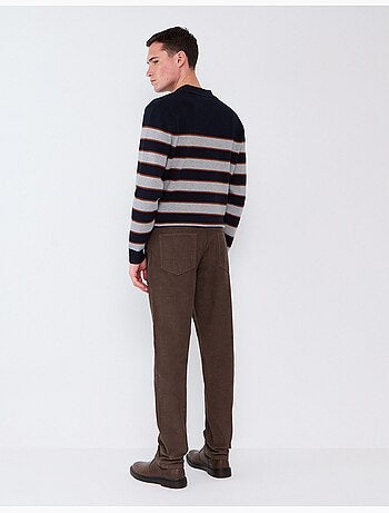 Pantaloni slim-fit in velluto a coste, mo fashion