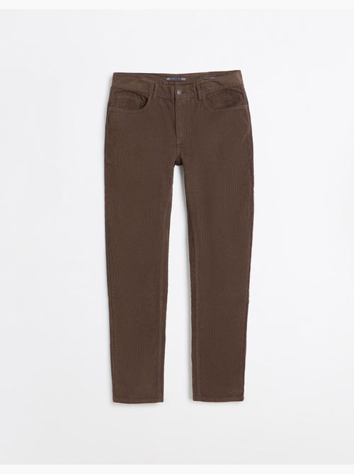 Pantaloni slim-fit in velluto a coste, mo fashion - Kiabi Pantaloni slim-fit in velluto a coste, mo fashion - Kiabi