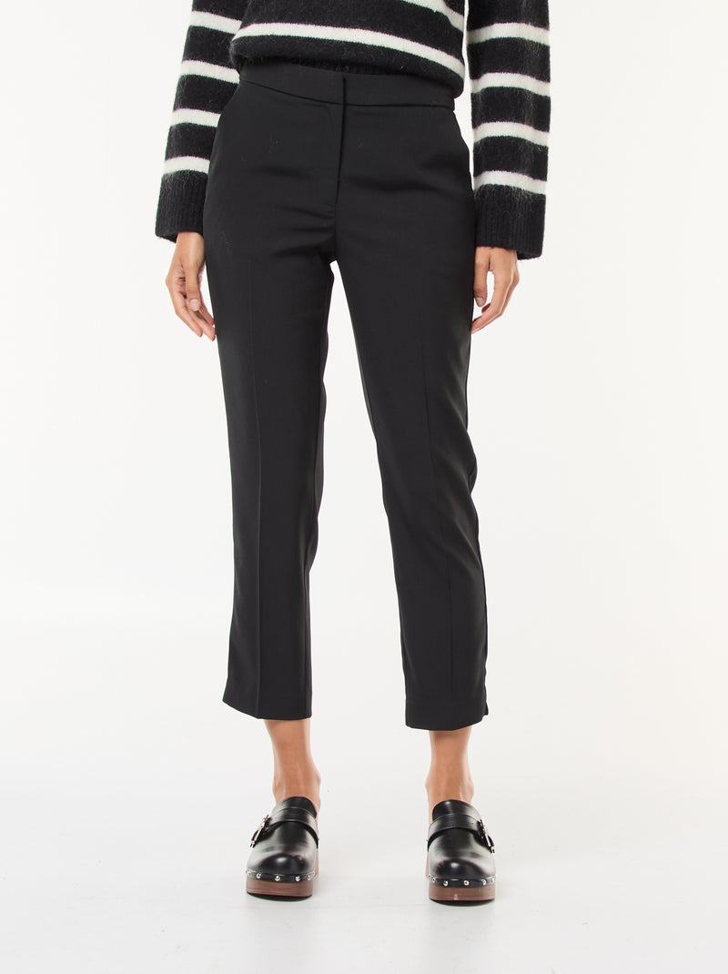 Pantaloni slim fit Nero - Kiabi
