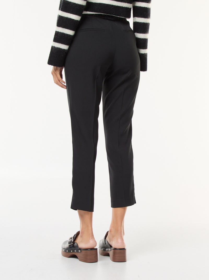 Pantaloni slim fit Nero - Kiabi