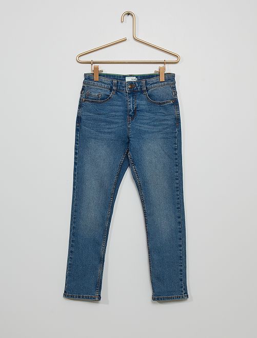 Pantaloni slim in denim ecosostenibile - BLU - Kiabi - 10.00€