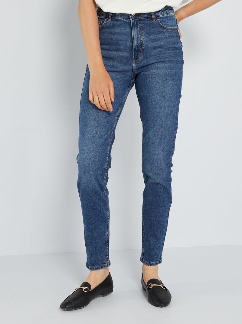 Pantaloni slim in denim L34 BLU - Kiabi