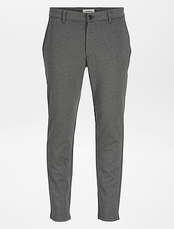 Pantaloni slim in maglia lunghezza 34 'JJ Rebel'