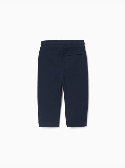 Pantaloni slim in piqué di cotone con coulisse - Kiabi