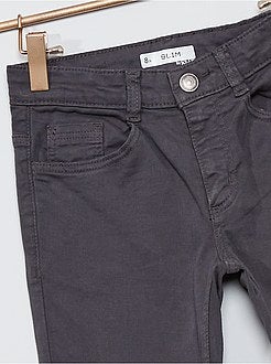 Pantaloni slim in twill eco-sostenibili - Kiabi