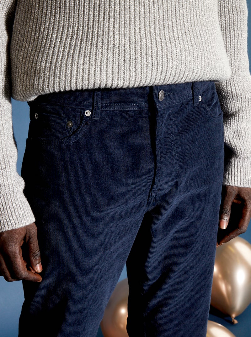 Fay Pantaloni Slim in Velluto