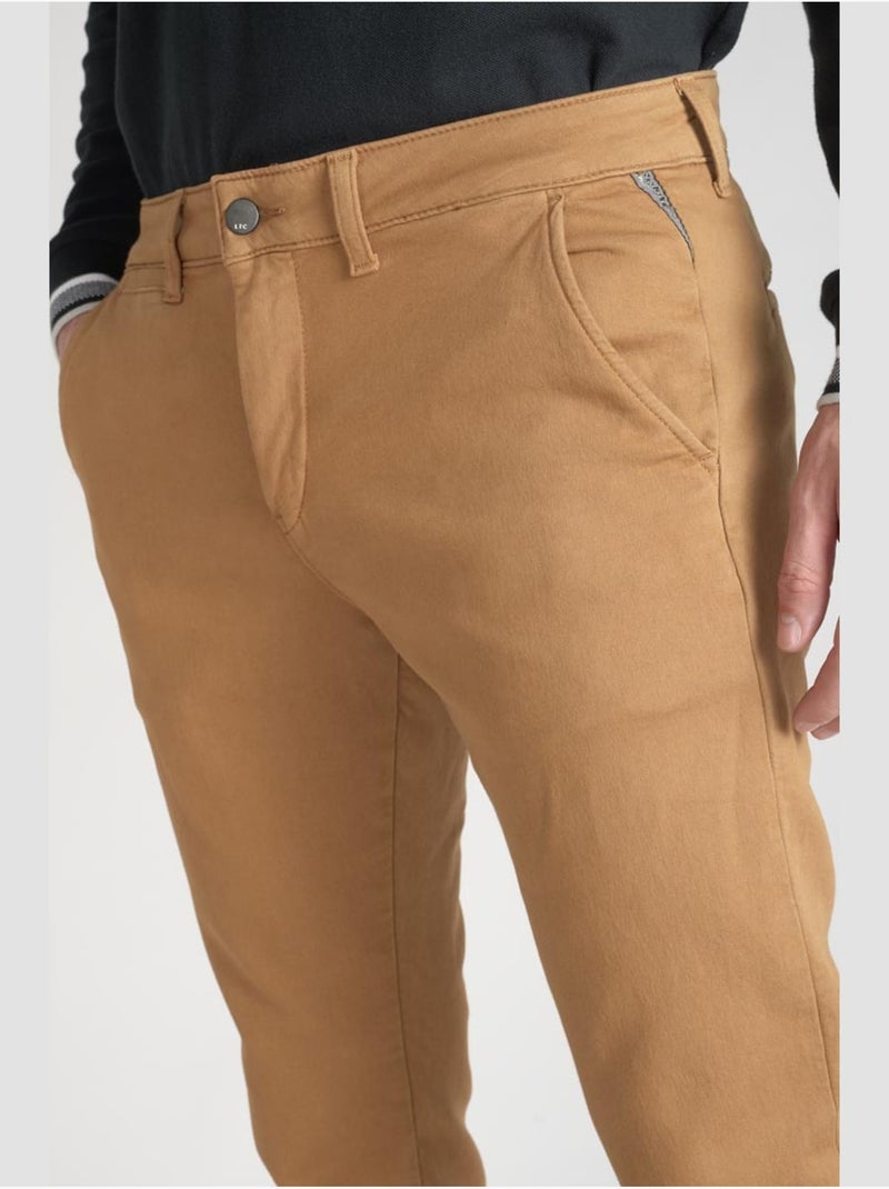 Pantaloni slim JOGG Marrone - Kiabi